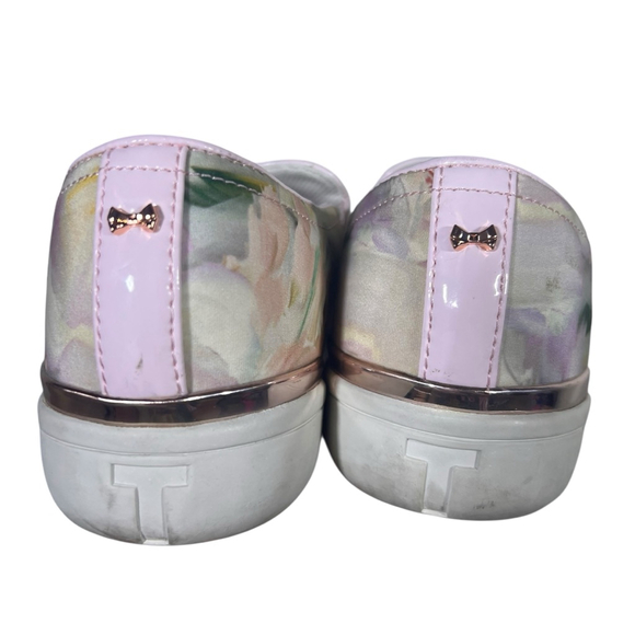 Ted Baker Laulei Womens Slip On Floral Sneakers Size 9 - Picture 6 of 13